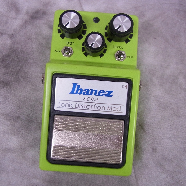 実際に弊社で買取させて頂いたIbanez アイバニーズ Sonic Distortion Mod. SD9M ディストーション/エフェクターの画像 1枚目