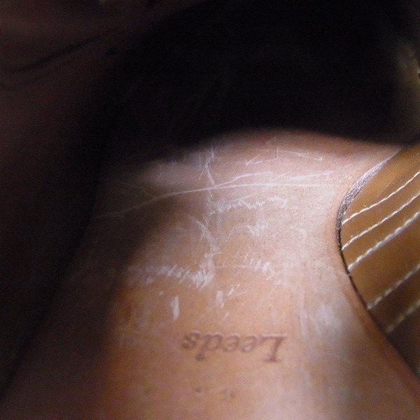 実際に弊社で買取させて頂いたAllen Edmonds/アレンエドモンズ コードバン プレーントゥ レザーシューズ 9591/6Eの画像 7枚目