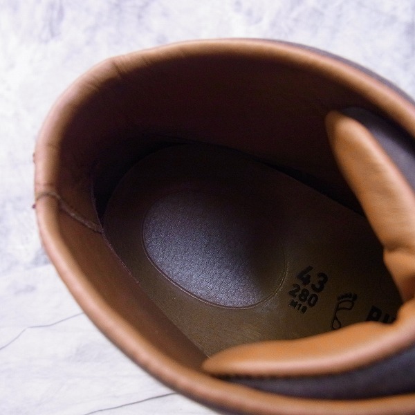 実際に弊社で買取させて頂いたBIRKENSTOCK/ビルケンシュトック HANCOCK/ハンコック レザーブーツ/43の画像 4枚目