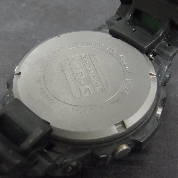 実際に弊社で買取させて頂いたG-SHOCK/Gショック MR-G ブラックチタン MRG-1Z-1T【動作未確認】の画像 2枚目