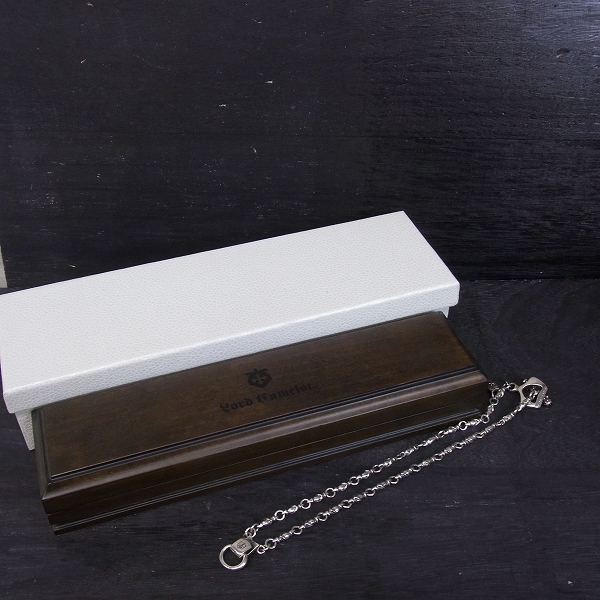 実際に弊社で買取させて頂いたLord Camelot/ロードキャメロット デザインチェーンｗ/ガーネット LC-1009GN 40㎝の画像 7枚目