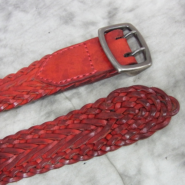 実際に弊社で買取させて頂いたAKM/エイケイエム ラグジュアリーベルト/編み込み ダブルピンの画像 1枚目