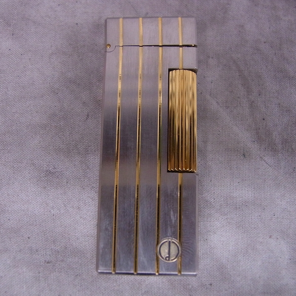 実際に弊社で買取させて頂いたdunhill/ダンヒル ストライプ柄ローラーガスライターの画像 1枚目