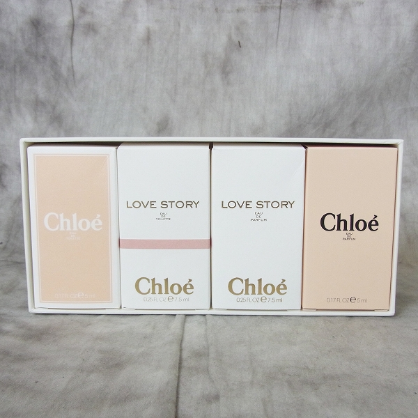 実際に弊社で買取させて頂いたChloe/クロエ LES PARFUMS ミニセット フレグランス/香水 7.5ml×2/5ml×2の画像 1枚目