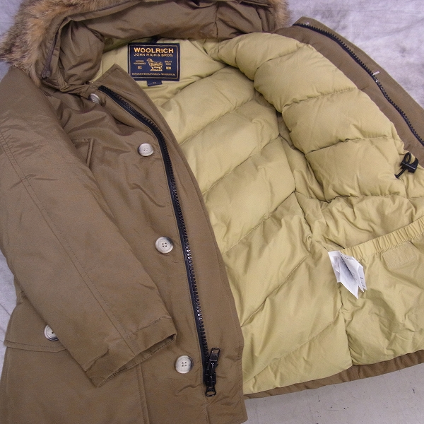 実際に弊社で買取させて頂いたWOOL RICH/ウールリッチ EDIFICE別注 ダウンジャケット/XSの画像 4枚目
