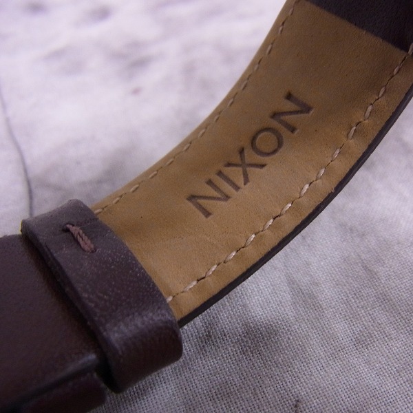 実際に弊社で買取させて頂いたNIXON/ニクソン Porter Leather 腕時計/レディース A1058の画像 4枚目