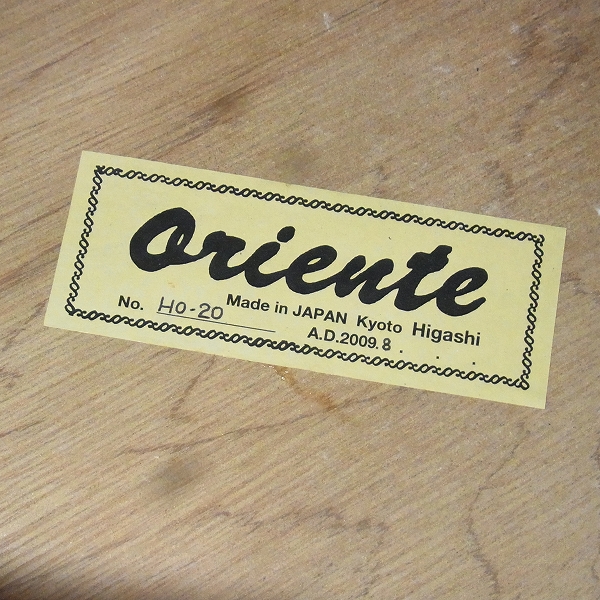 実際に弊社で買取させて頂いた★Oriente/オリエンテ HO-20 AD2009.8　ウッドベース ピエゾ付きの画像 6枚目