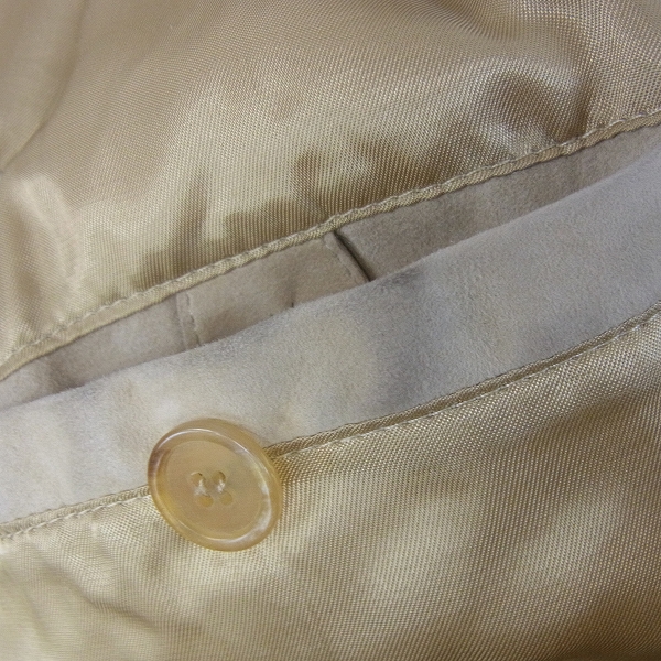 実際に弊社で買取させて頂いたGIORGIO ARMANI/ジョルジオアルマーニ スエード ノーカラージャケット 40の画像 5枚目