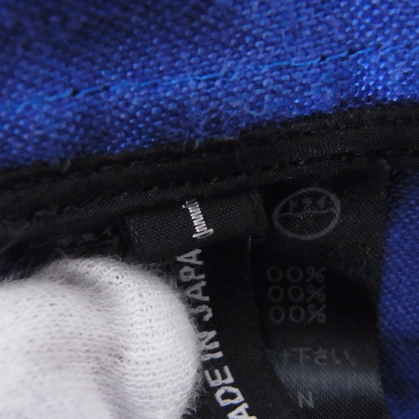 実際に弊社で買取させて頂いたDIET BUTCHER SLIM SKIN/ダイエットブッチャー ｇASP リネン トレンチコート/1の画像 4枚目