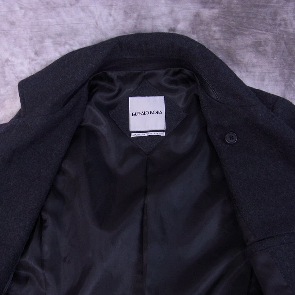 実際に弊社で買取させて頂いたBUFFALO BOBS/バッファローボブズ ウール ダブルライダースジャケット 2の画像 6枚目