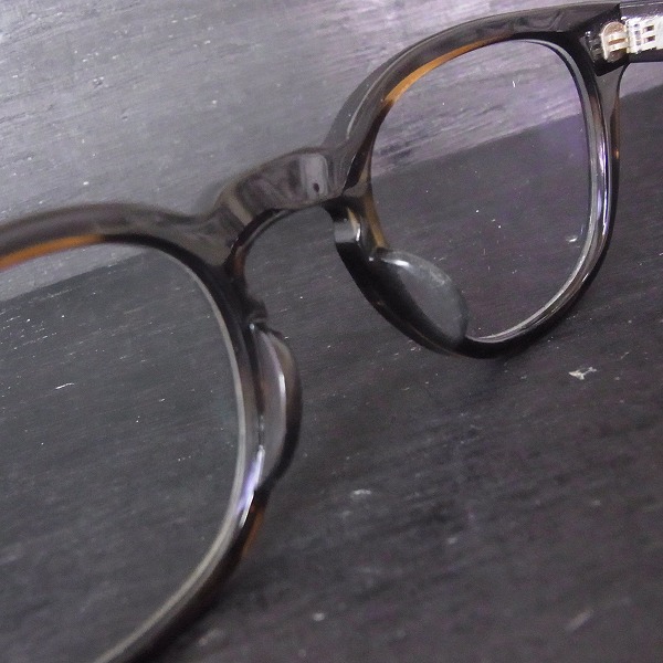 実際に弊社で買取させて頂いたOLIVER PEOPLES/オリバーピープルズ デミ柄 メガネフレーム SHELDRAKE-J 362の画像 2枚目