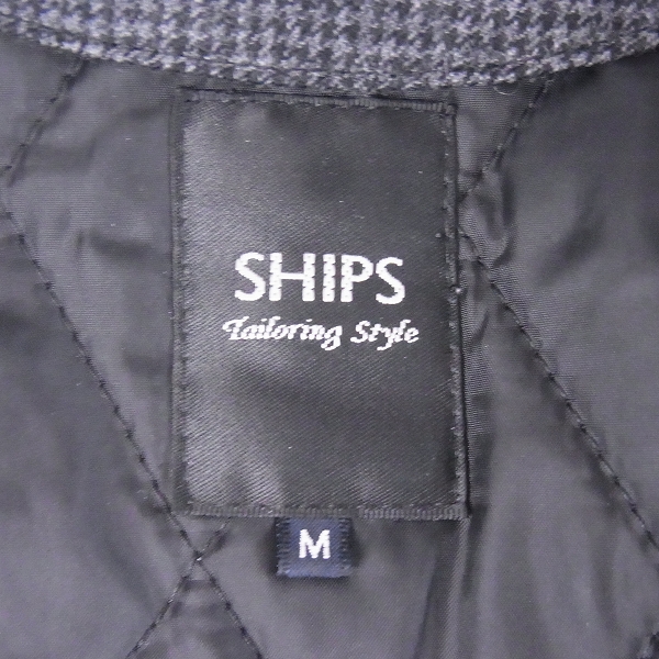 実際に弊社で買取させて頂いたSHIPS/シップス Tailoring style ライナー付きステンカラーコートの画像 2枚目