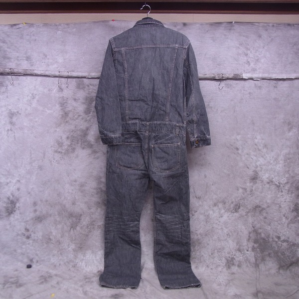 実際に弊社で買取させて頂いたCELT&COBRA/ケルト&コブラ つなぎ ブラックデニム/Mの画像 1枚目