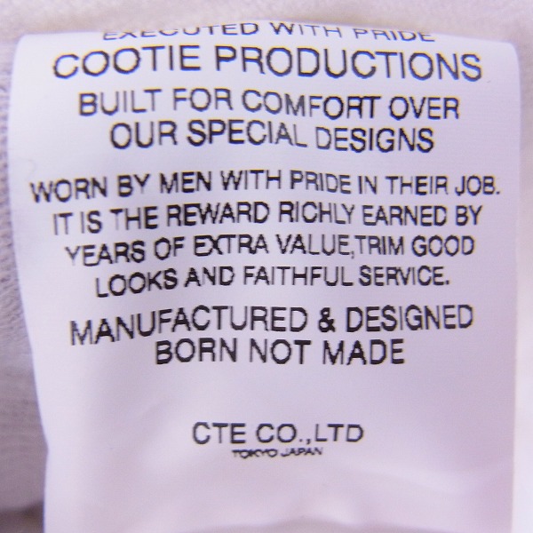 実際に弊社で買取させて頂いたCOOTIE/クーティー GLORY BOUND ボタンダウンシャツ Mの画像 4枚目