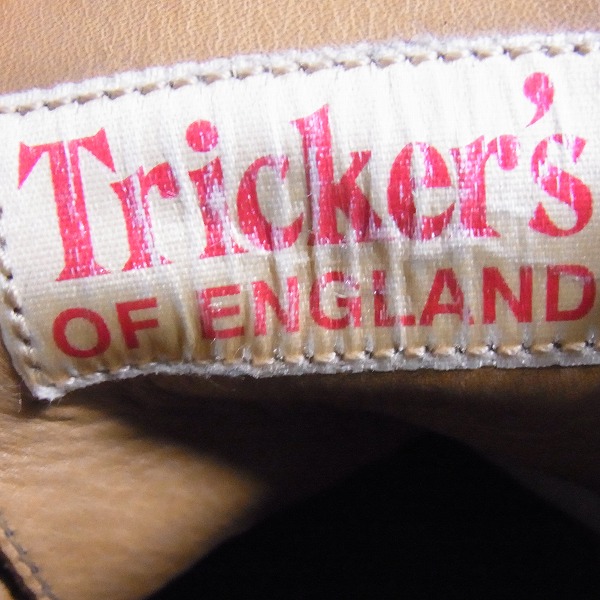 実際に弊社で買取させて頂いたTRICKER'S/トリッカーズ ウィングチップ カントリーブーツ レザー ブラウン M2508/7の画像 6枚目