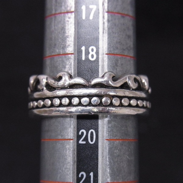 実際に弊社で買取させて頂いたLord Camelot/ロードキャメロット クラウン リング LC-661/19号の画像 6枚目