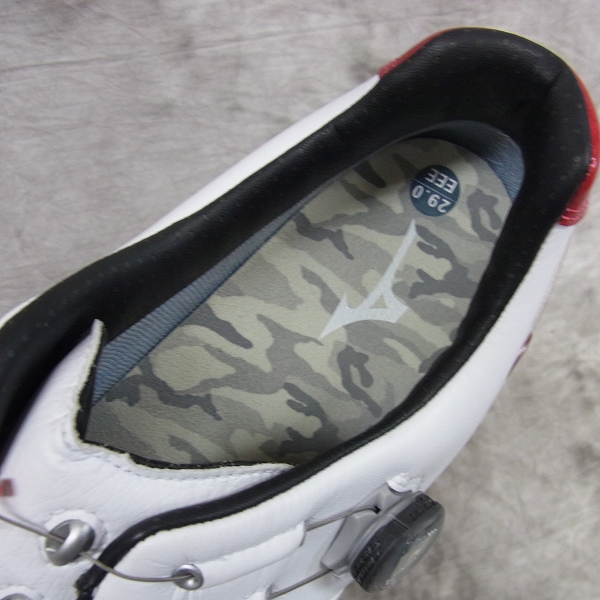 実際に弊社で買取させて頂いた【未使用】Mizuno/ミズノ ゴルフシューズ GENEM 006/ジェネム006 Boa 51GM160062 29cm ホワイト×レッドの画像 4枚目