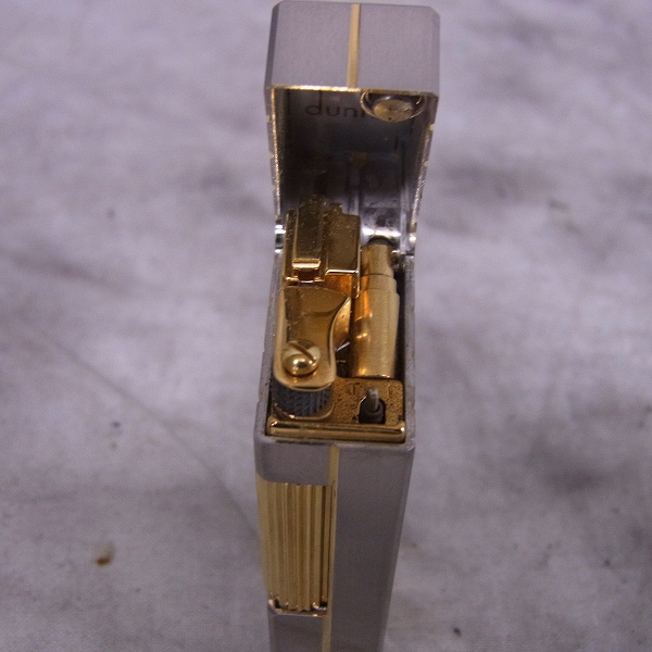 実際に弊社で買取させて頂いたdunhill/ダンヒル ストライプ柄ローラーガスライターの画像 5枚目