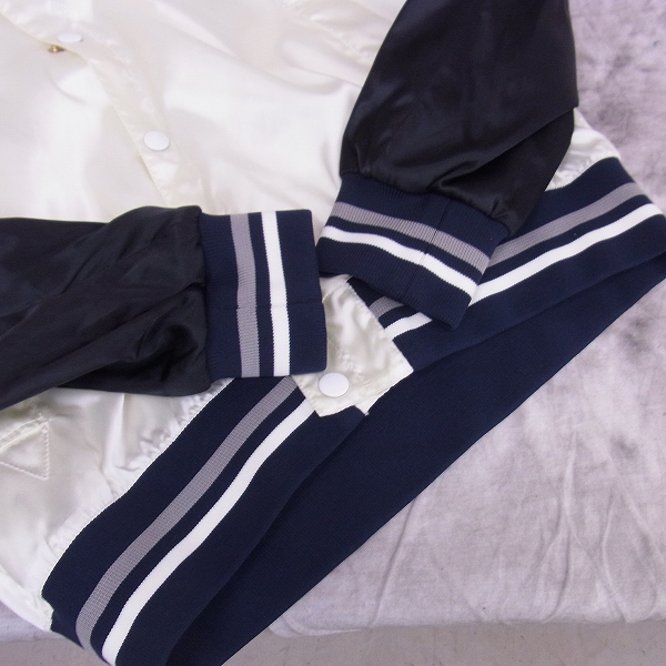 実際に弊社で買取させて頂いたMAISON KITSUNE/メゾンキツネ  テディサテンブルゾン/スタジャン Mの画像 6枚目