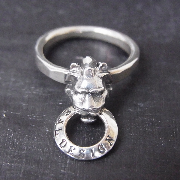 実際に弊社で買取させて頂いたDEAL DESIGN/ディールデザイン スモール ライオンノッカー リング 9号の画像 1枚目