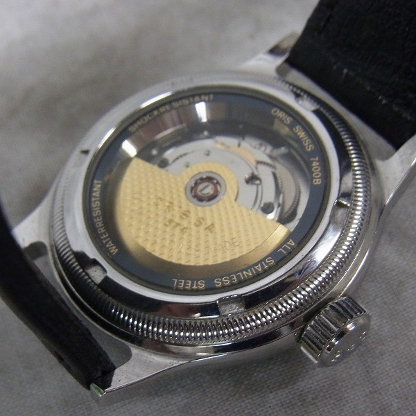 実際に弊社で買取させて頂いたORIS/オリス 7400B/ポインターデイト 革ベルト/腕時計の画像 2枚目