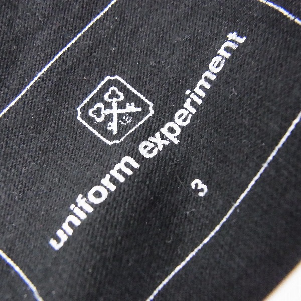 実際に弊社で買取させて頂いたUniform Experiment/ユニフォームエクスペリメント 17SS BACK END PANEL POCKET TEE/バックパネルTシャツ UE-170025/3の画像 2枚目