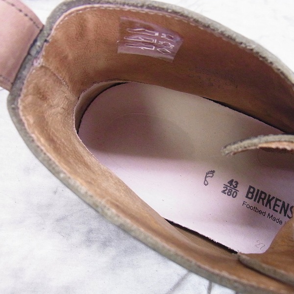 実際に弊社で買取させて頂いたBIRKENSTOCK/ビルケンシュトック BARTLETT/バートレット レザーシューズ/43の画像 4枚目
