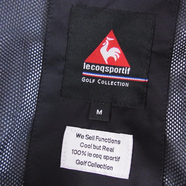 実際に弊社で買取させて頂いた【未使用】le coq sportif/ルコックスポルティフ レインウエア セットアップ Mの画像 2枚目