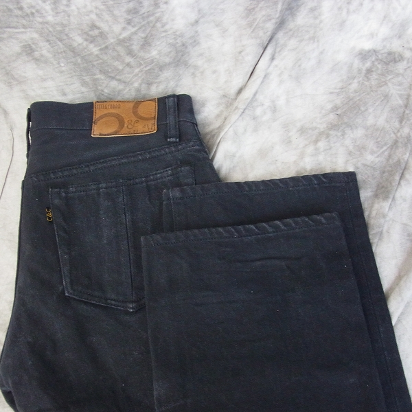実際に弊社で買取させて頂いたCELT&COBRA/ケルト&コブラ J1-B コットン デニムパンツ ブラック W31の画像 8枚目