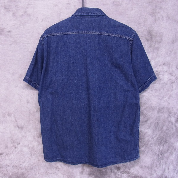 実際に弊社で買取させて頂いたBLUE BLUE/ブルーブルー 半袖 デニム シャツ インディゴブルー/2の画像 1枚目