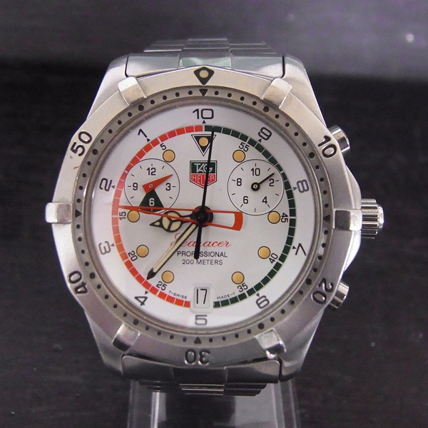 実際に弊社で買取させて頂いたTAG HEUER/タグホイヤー シーレーサー クロノグラフ 腕時計 CK111R【動作未確認】の画像 1枚目