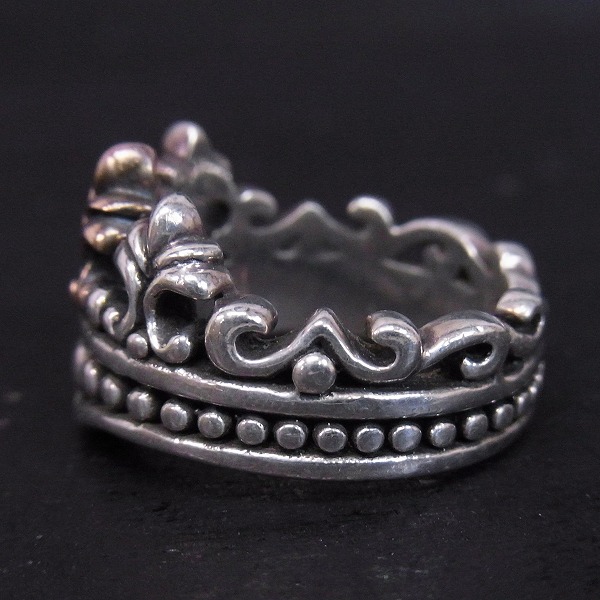 実際に弊社で買取させて頂いたLord Camelot/ロードキャメロット クラウン リング LC-661/19号の画像 2枚目