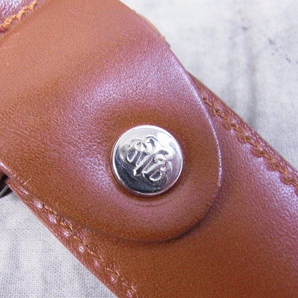 実際に弊社で買取させて頂いたBROOKS BROTHERS/ブルックスブラザーズ レザーベルト/38の画像 2枚目