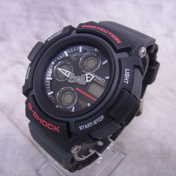 耐磁】CASIO G-SHOCK AW-571-1A ガウスマン 未使用品 - 腕時計(アナログ)