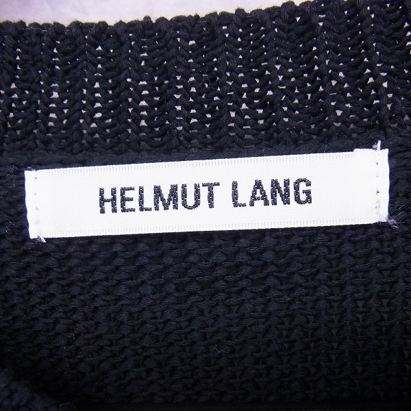 実際に弊社で買取させて頂いたHELMUT LANG/ヘルムートラング Vネック コットンニット Mの画像 3枚目