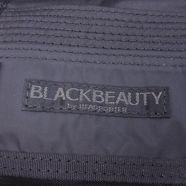 実際に弊社で買取させて頂いたHEAD PORTER/ヘッドポーター BLACK BEAUTY 三つ折り財布の画像 4枚目