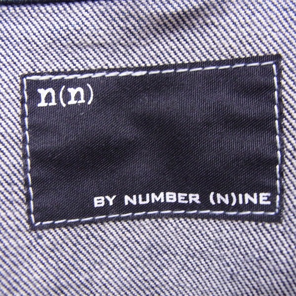 n(n) BY NUMBER (N)INE/ナンバーナイン デニムジャケット/ジップアップ 送料無料商品 デニムジャケット nnナンバーナイン Gジャン/デニムジャケット