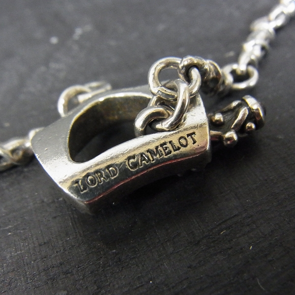 実際に弊社で買取させて頂いたLord Camelot/ロードキャメロット デザインチェーンｗ/ガーネット LC-1009GN 40㎝の画像 6枚目