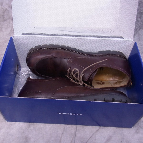 実際に弊社で買取させて頂いたBIRKENSTOCK/ビルケンシュトック TIMMINS/ティミンズ レザーシューズ ダークブラウン/43の画像 7枚目