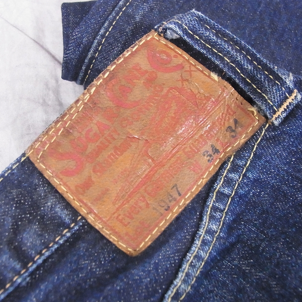 実際に弊社で買取させて頂いたSUGAR CANE/シュガーケーン デニムパンツ 1947/34の画像 2枚目