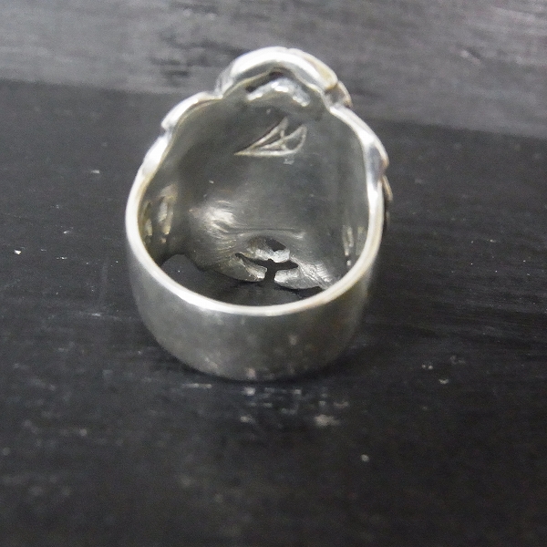 実際に弊社で買取させて頂いたCRAZY PIG/クレイジーピッグ スカラベリング 指輪/21号の画像 3枚目