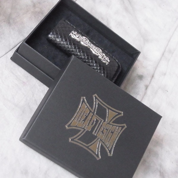 実際に弊社で買取させて頂いたDEAL DESIGN/ディールデザイン パイソン シルバーライターケースの画像 4枚目