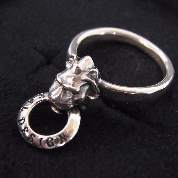 実際に弊社で買取させて頂いたDEAL DESIGN/ディールデザイン スモール ライオンノッカー リング 9号