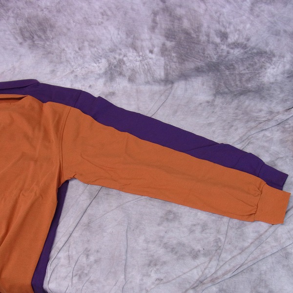 実際に弊社で買取させて頂いた【未使用】BURBERRY LONDON/バーバリー ロンドン ゴルフウェア ロゴ刺繍 長袖ポロシャツ 2点セット Lの画像 2枚目