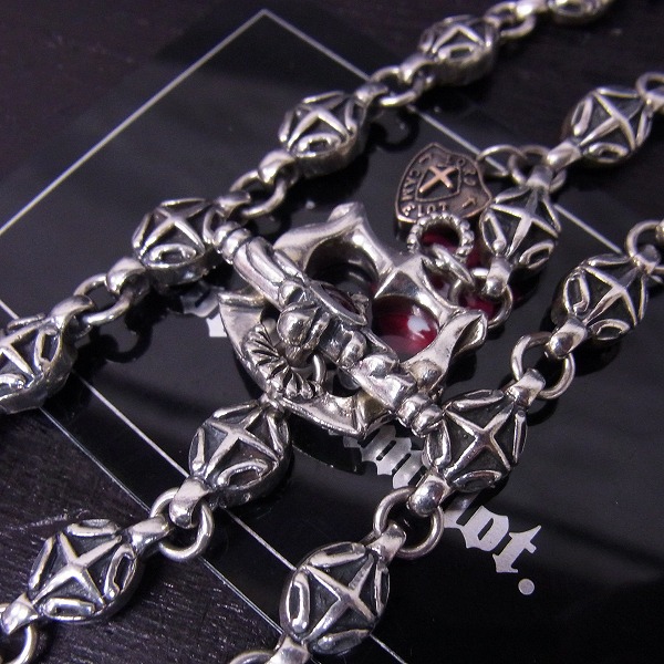 実際に弊社で買取させて頂いた【ギャラ付】Lord Camelot/ロードキャメロット デザインチェーン w/ガーネット LC-1017
