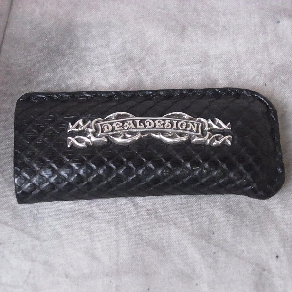 実際に弊社で買取させて頂いたDEAL DESIGN/ディールデザイン パイソン シルバーライターケースの画像 1枚目