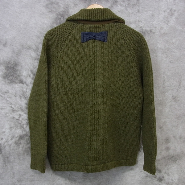 実際に弊社で買取させて頂いたBLUE BLUE/ブルーブルー ポケット付 厚手ニットジャケット 2の画像 1枚目