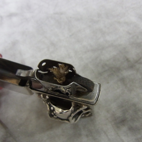 実際に弊社で買取させて頂いたTRAVIS WALKER/トラヴィスワーカー スターリング ZIPPO/ジッポー メルティングスカルの画像 5枚目