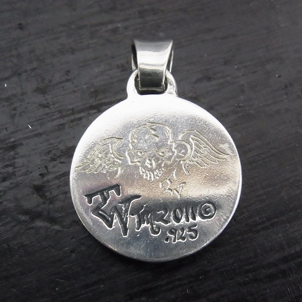 実際に弊社で買取させて頂いたTRAVIS WALKER/トラヴィスワーカー 2011ツアー限定ペンダント エングレ入デイジースカルの画像 1枚目