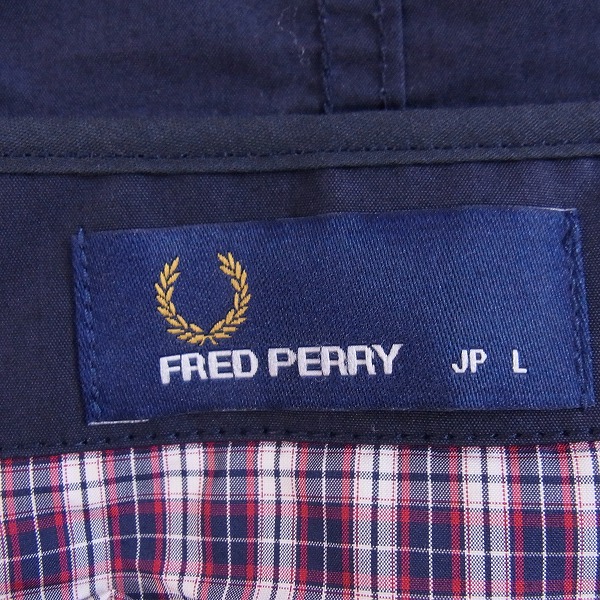 実際に弊社で買取させて頂いたFRED PERRY/フレッドペリー ライナー付き ショートモッズ パーカー/Lの画像 2枚目